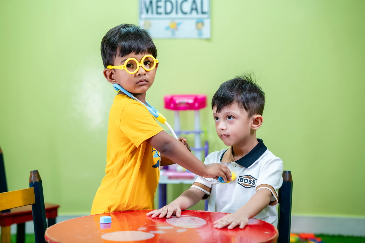 Children learning