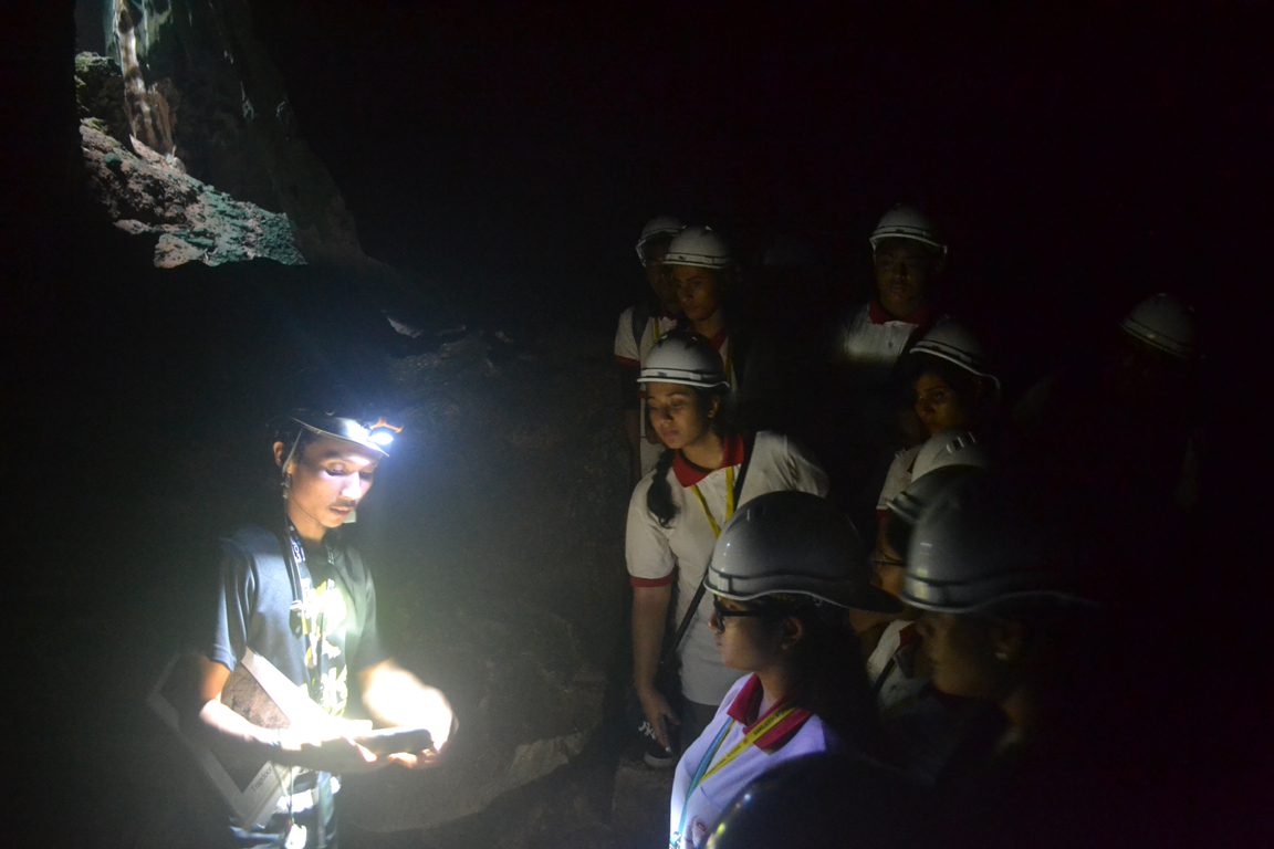 Exploring Batu Dark Cave